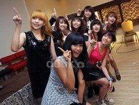 Keceriaan Cherrybelle di depan kamera.