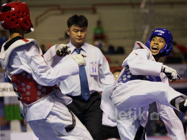 3 Taekwondoin Putra Indonesia Gagal Raih Emas