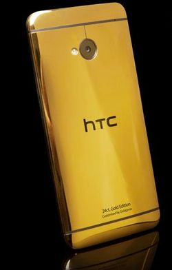 HTC One Mewah Berlapis Emas 24 Karat, Mau?