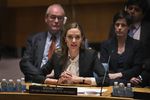 Penampilan Angelina Jolie di Gedung PBB