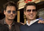 Johnny Depp dan Tom Cruise Kompak Dukung Jerry Bruckheimer
