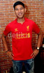 Senyum Lebar Nino RAN Bertemu Robbie Fowler