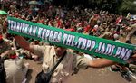 Honorer Kementan Demo Minta Jadi PNS