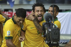 Dengan kemenangan ini, Brasil berhak tampil di babak final yang akan dihelat di Stadion Maracana, Minggu (30/6/2013) mendatang. Lawan mereka adalah Spanyol atau Italia. REUTERS/Ricardo Moraes.