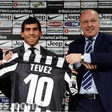 Alasan Juve Berikan Nomor 10 kepada Tevez