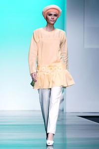 Jakarta, Indonesia - 26 Juni. Adrianto Halim Elegance Forever. Jakarta Islamic Fashion Week 2013 at Hall Jakarta Convention Center. Senayan. 26 Juni 2013. Jakarta. [Foto: Mohammad Abduh/Wolipop]