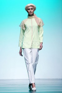 Jakarta, Indonesia - 26 Juni. Adrianto Halim Elegance Forever. Jakarta Islamic Fashion Week 2013 at Hall Jakarta Convention Center. Senayan. 26 Juni 2013. Jakarta. [Foto: Mohammad Abduh/Wolipop]