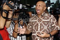 Kedatangan Arifin Panigoro ke Kantor KPK dalam kapasitasnya sebagai penasihat Komisi Nasional (Komnas) Pengendalian Tembakau. Lamhot Aritonang/detikFoto.