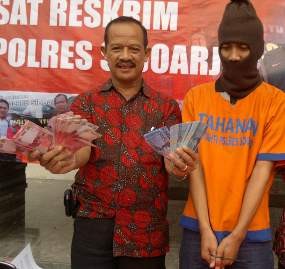 Pemuda Pengangguran Ketangkap Edarkan Uang Palsu