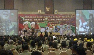 Empat Bacapres Cari Simpati di FKPPI Jawa Timur