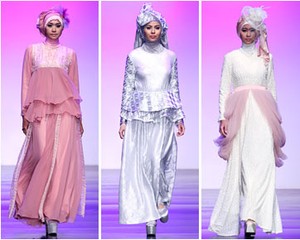 Jadi Desainer, Model Muslimah Lulu El Hasbu Rilis Busana Muslim Perdana