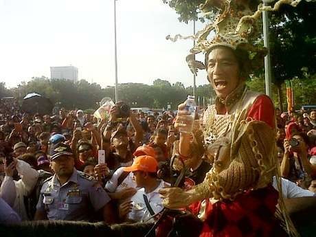  4 Keunikan Jokowi di Jakarnaval 2013 