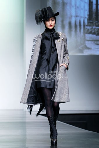 Jakarta, Indonesia - 26 Juni 2013. Denny Wirawan Noblidonna. Jakarta Islamic Fashion Week 2013 at Hall Jakarta Convention Center. Senayan. Jakarta. [Foto: Mohammad Abduh/Wolipop]