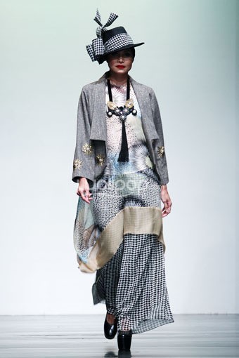 Jakarta, Indonesia - 26 Juni 2013. Denny Wirawan Noblidonna. Jakarta Islamic Fashion Week 2013 at Hall Jakarta Convention Center. Senayan. Jakarta. [Foto: Mohammad Abduh/Wolipop]