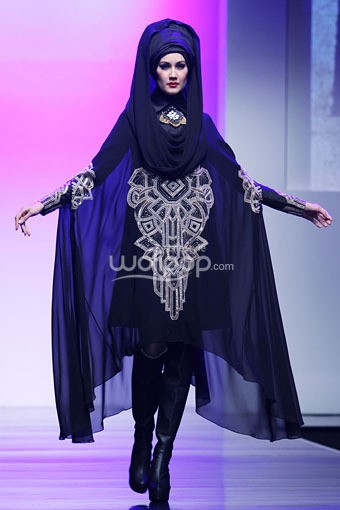 Jakarta, Indonesia - 26 Juni 2013. Denny Wirawan Noblidonna. Jakarta Islamic Fashion Week 2013 at Hall Jakarta Convention Center. Senayan. Jakarta. [Foto: Mohammad Abduh/Wolipop]