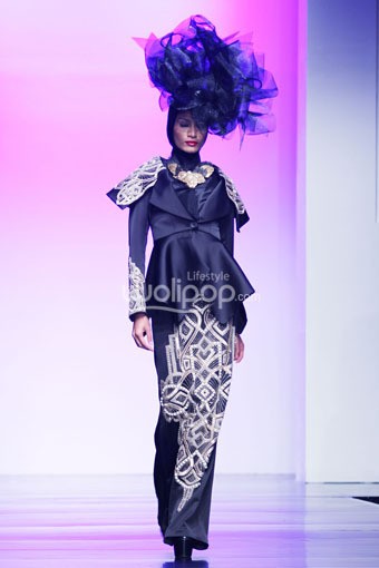 Jakarta, Indonesia - 26 Juni 2013. Denny Wirawan Noblidonna. Jakarta Islamic Fashion Week 2013 at Hall Jakarta Convention Center. Senayan. Jakarta. [Foto: Mohammad Abduh/Wolipop]