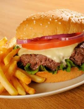 Burger dan Kentang Goreng Kurang Sehat Untuk Menu Makan Siang?