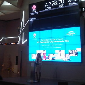 Sempat Stagnan, Saham Electronic City Naik Rp 50