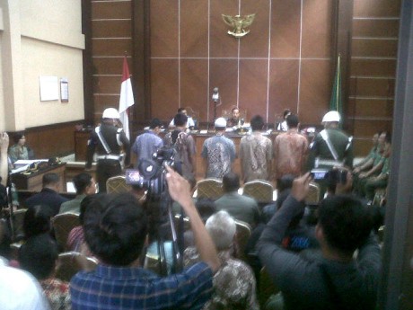 Bersaksi di Sidang Cebongan, Tahanan Minta Tak Diambil Gambarnya
