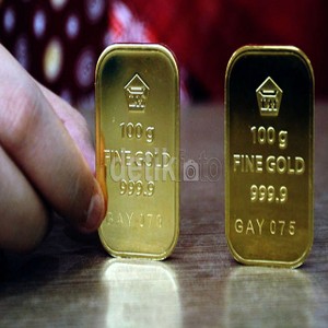 Harga Sedang Turun, Emas Batangan Antam Laku 750 Kg dalam Sebulan
