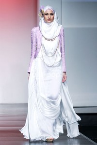 Jakarta, Indonesia - 28 Juni. Ghaida Tsurayya Candy land. Jakarta Islamic Fashion Week 2013 at Hall Jakarta Convention Center. Senayan. 28 Juni 2013. Jakarta. [Foto: Mohammad Abduh/Wolipop]