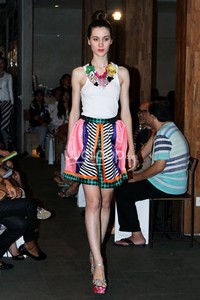 Jakarta, Indonesia - 30 Juni 2013. Hengki Kawilarang Retro Pop Spring 2014 at De la Gue. Kemang. Jakarta Selatan. [Foto: Mohammad abduh/Wolipop]