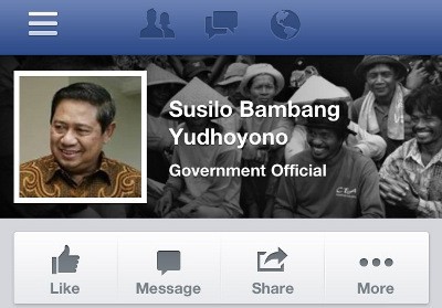 Status Perdana SBY di Facebook: Tak Jarang Saya Dibully