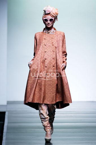 Jakarta, Indonesia - 28 Juni 2013. Dian Pelangi Ramadhan Rose. Jakarta Islamic Fashion Week 2013 at Jakarta Convention Center. Senayan. Jakarta. [Foto: Mohammad Abduh/Wolipop]