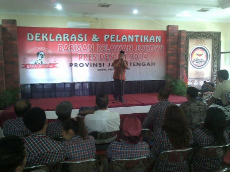 Jokowi Oke! RI 1 Yes!, Teriakan di Deklarasi Relawan Jokowi