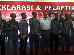 Roy Marten Meriahkan Deklarasi Barisan Relawan Jokowi Presiden 2014