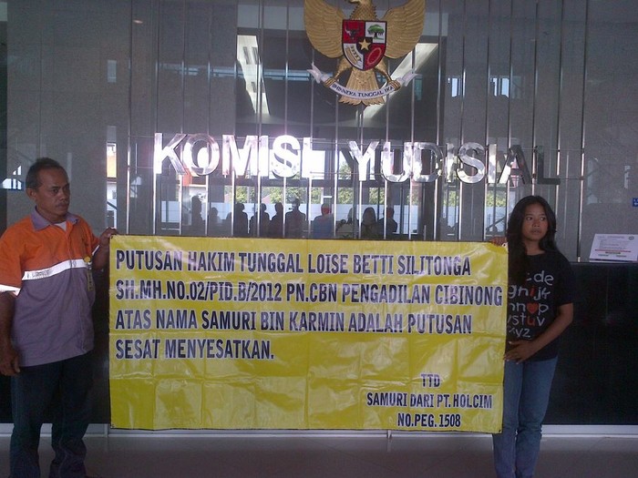 KY: Laporan Buruh Pabrik Semen yang Dibui 4 Bulan Dibawa ke Rapat Pleno