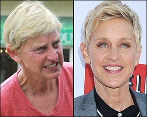 Foto: Ini Wajah Ellen Degeneres Tanpa Make-up