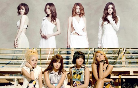 Brown Eyed Girls dan 2NE1 Bersaing Ketat di Chart
