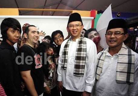 Ahok Buka Puasa Bersama Warga di Kelurahan Cideng