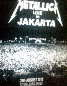 Manggung di Jakarta, Metallica Bawa Alat 10 Kontainer