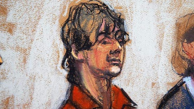 Ini Penampakan Perdana Dzhokhar Tsarnaev di Sidang