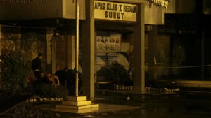 Hujan Temani Napi LP Tanjung Gusta Bersantap Sahur