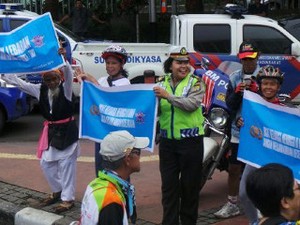 Polri Kampanyekan Mudik Tanpa Motor