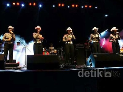 5 Polwan Cantik Meriahkan Jimbaran Jazz Festival