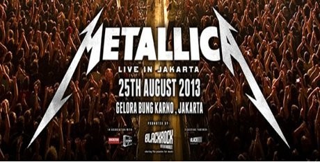 Konser di Jakarta, Metallica Hanya Minta Handuk