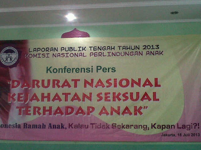 Komnas PA: Kekerasan Seksual pada Anak di 2013 Masih Tinggi