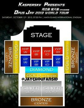 Harga Tiket Konser Jay Chou di Jakarta Mulai Rp 750 Ribu