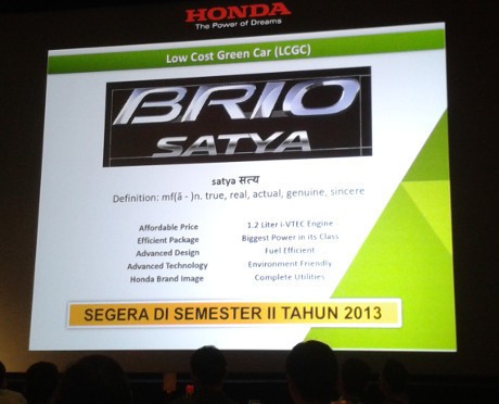 Mesin Brio Satya Lebih Besar dari Agya dan Ayla, Kenapa Honda?