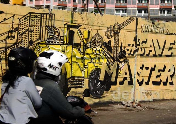 Dukung Sekolah Masjid Terminal Lewat Mural