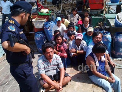 Curi Ikan, Empat Kapal Thailand Diamankan