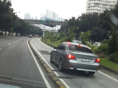 BMW Kedubes Thailand di Jalur Busway