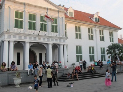 Ngabuburit Rasa Belanda di Kota Tua, Jakarta