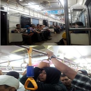 Ini Gerbong KRL Commuter Line Sebelum dan Sesudah Tarif Turun