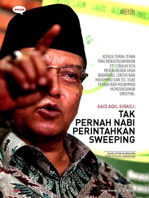 Said Aqil Siradj: Tak Pernah Nabi Perintahkan Sweeping