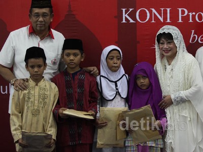 KONI Jakarta Gelar Bukber dan Santunan Yatim